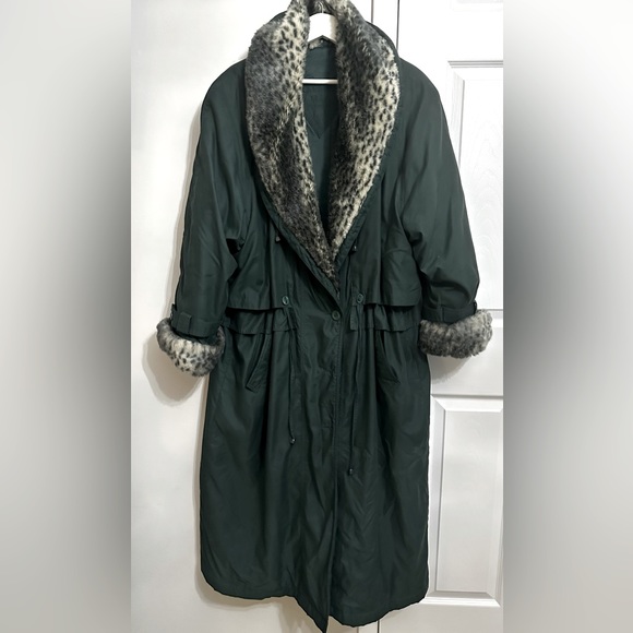 Dior Jackets & Blazers - VINTAGE AUTHENTIC CHRISTIAN DIOR MICRO emerald green coat women’s size Large